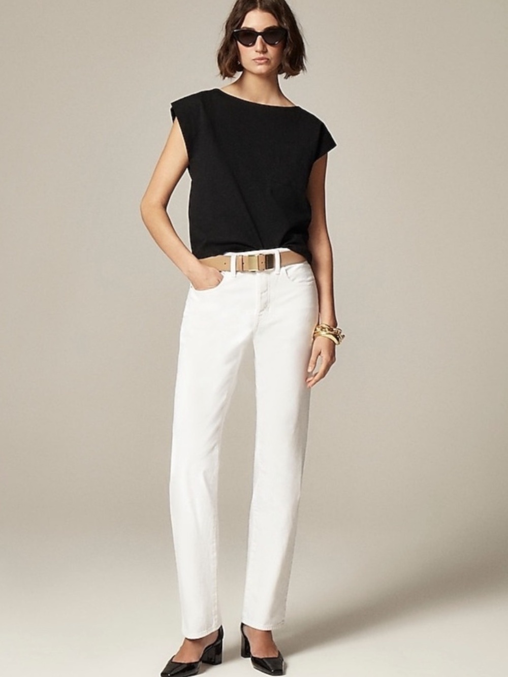 J. Crew 2025 ‘84 Slouchy Jeans in White Size 23P
